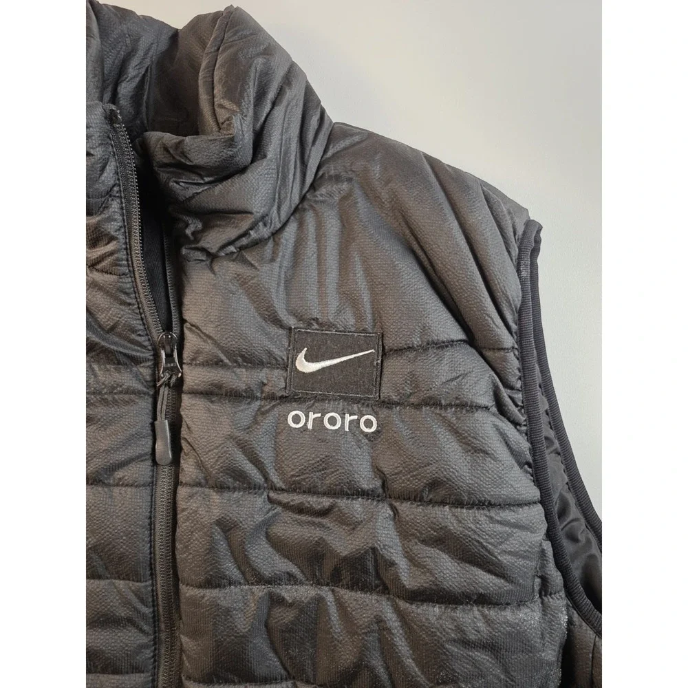 Ororo X Nike Mens Heated Vest Black Size L Limited Edition Puffer Vest